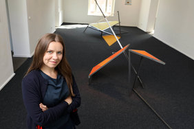 Justyna Janetzek ist die neue Kunstgenerator Stipendiatin. Ab Anfang kommenden Jahres lebt und arbeitet die Künstlerin in der Alten Lateinschule ©NEW AG